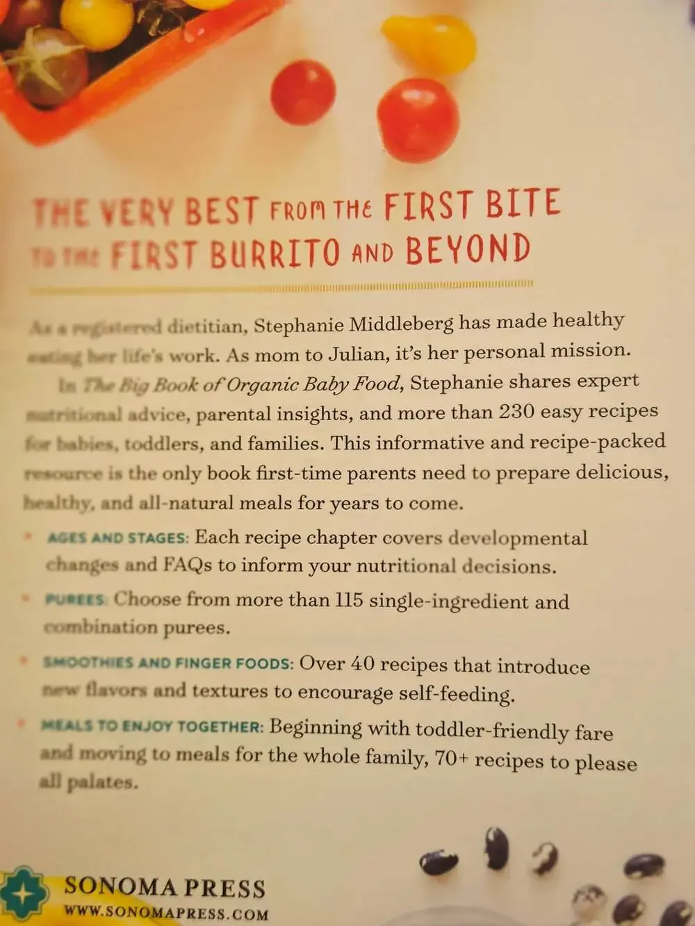 The Big Book of Organic Baby Food: Baby Purees, Finger Foods, and Toddler Meals